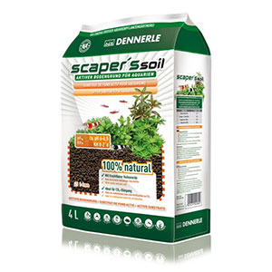 Dennerle Scaper‘s Soil - Питательный грунт для растительных аквариумов, зерно 1-4 мм, 8 л