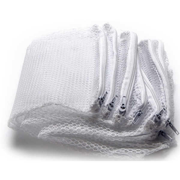 Мешок для наполнителя, сетчатый на молнии 15*30см (20шт/упак)