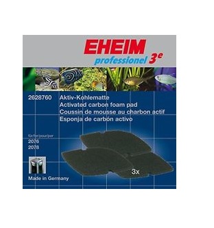 Фильтрующий материал PROFESSIONEL 3е 2076/2078 /губка угольная/ 3 шт