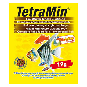 Основной корм для всех видов рыб Tetra Min, хлопья, 12г