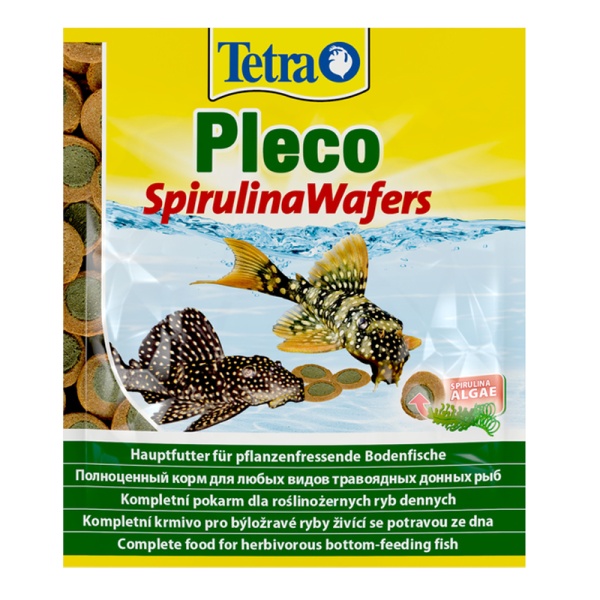 Корм для рыб Tetra Pleco Spirulina Wafers 15г пакет