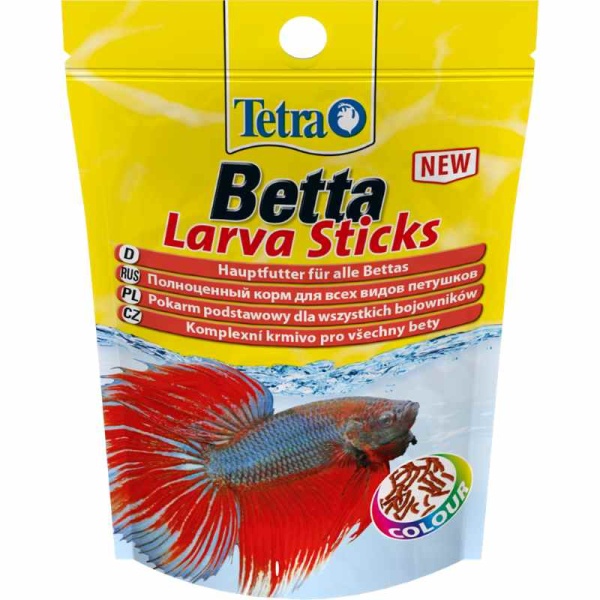 Корм для лабиринтовых Tetra Betta Larva Sticks 5г в форме мотыля
