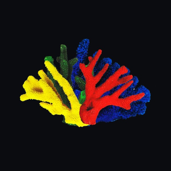 Коралл натуральный ветвистый крашенный Natural Color, крупные ветви, кг