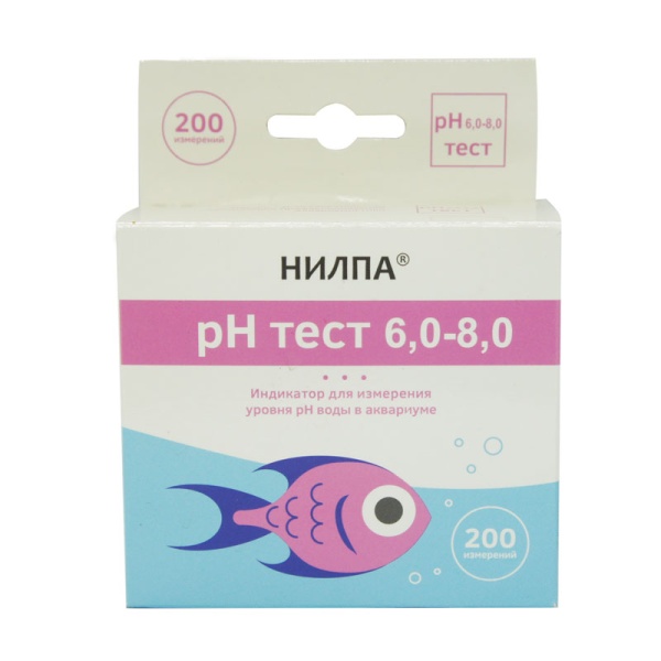 Тест Нилпа для измерения уровня кислотности pH, диапазон 6.0-8.0 (200 измерений)