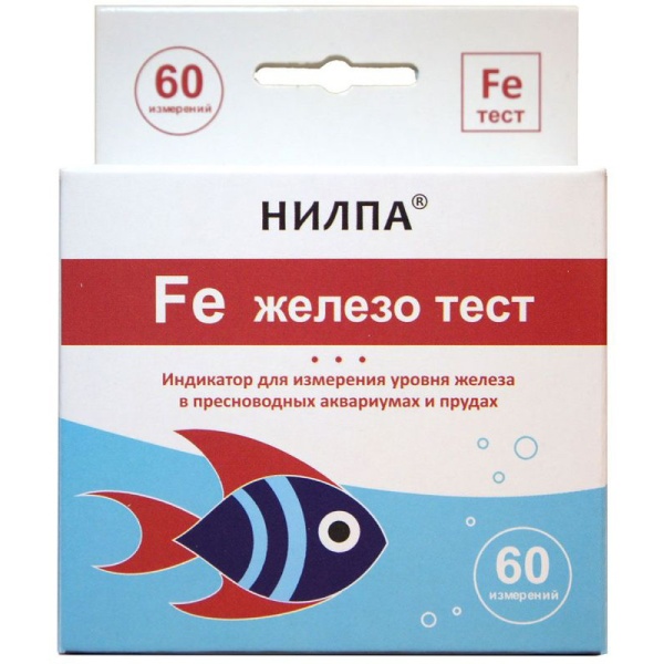 Тест Нилпа для измерения уровня железа Fe (60 измерений)
