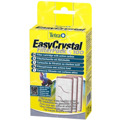 Картридж с углем для внутреннего фильтра Tetratec EasyCrystalFilterPack C 100 для аквариума  Cascade